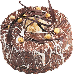 pasta satisi 4 ile 6 kisilik çikolatali yas pasta  Afyon İnternetten çiçek siparişi 