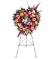  Afyon çiçek gönderme  kalpli karisik çiçek perförje