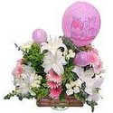 balon ve çiçeklerle tanzim  Afyon internetten çiçek satışı 