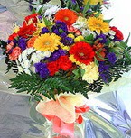  Afyon hediye çiçek yolla  karma büyük ve gösterisli mevsim demeti