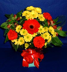  Afyon ucuz çiçek gönder  sade hos orta boy karisik demet çiçek 