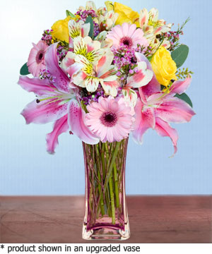 Anneme hediye karisik cam mevsim demeti  Afyon internetten çiçek siparişi 