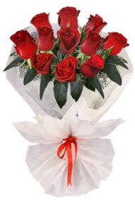 11 adet gül buketi  Afyon internetten çiçek siparişi  kirmizi gül