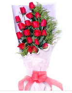 19 adet kırmızı gül buketi  Afyon uluslararası çiçek gönderme 