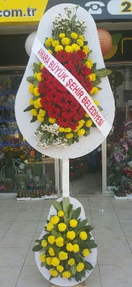 Çift katlı düğün nikah açılış çiçek modeli  Afyon çiçekçi mağazası 