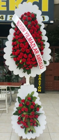 Çift katlı düğün nikah çiçeği modeli  Afyon hediye çiçek yolla 