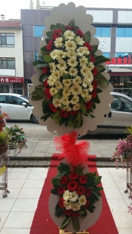 Çift katlı düğün açılış çiçeği  Afyon çiçek satışı 