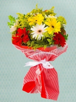 Karışık Gelbera Buketi  Afyon çiçek siparişi sitesi 